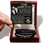 To My Daddy-To-Be Bracelet, Gift For Dad To Be, Christmas Presents For Dad, To My Dad Gifts From Son