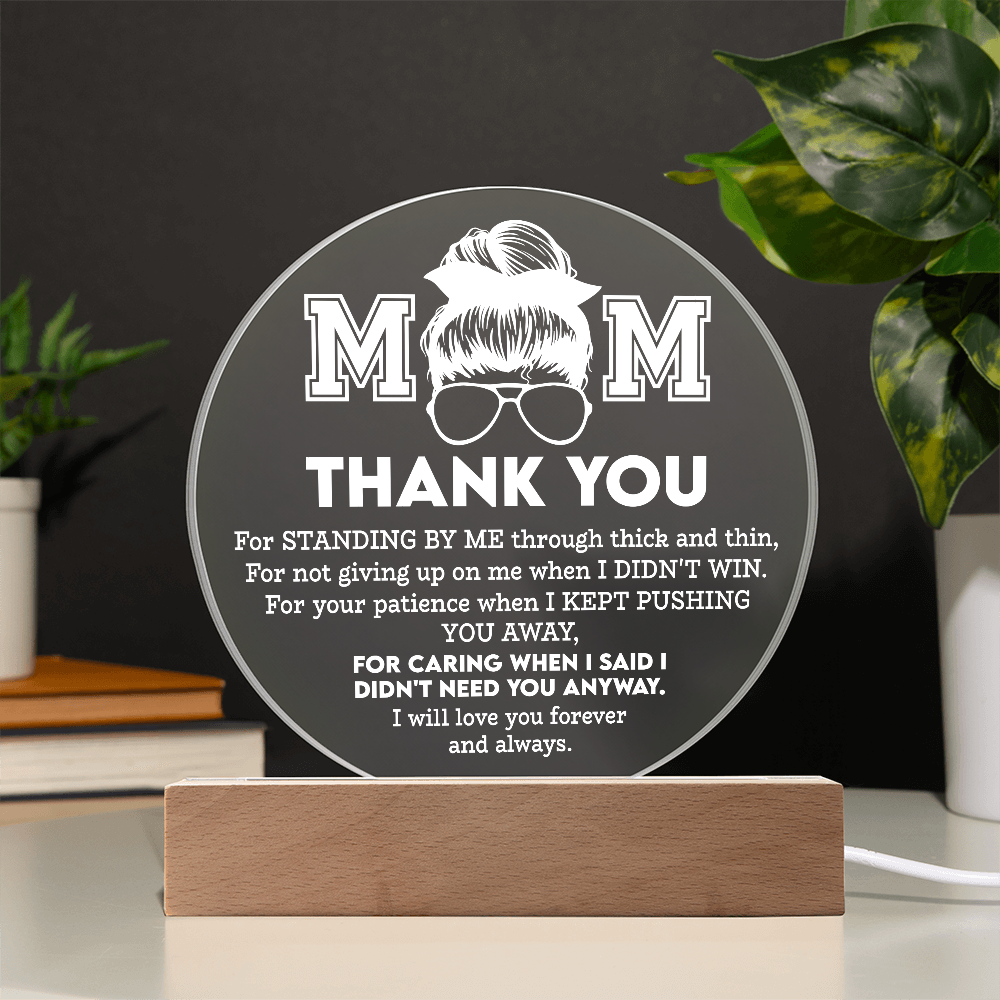 Mom Round Acrylic, Mom Acrylic Plaque, Mothers Day Gifts For Mom Lighthouse, Christmas Gifts For Women Mom, Mom Gifts From Son
