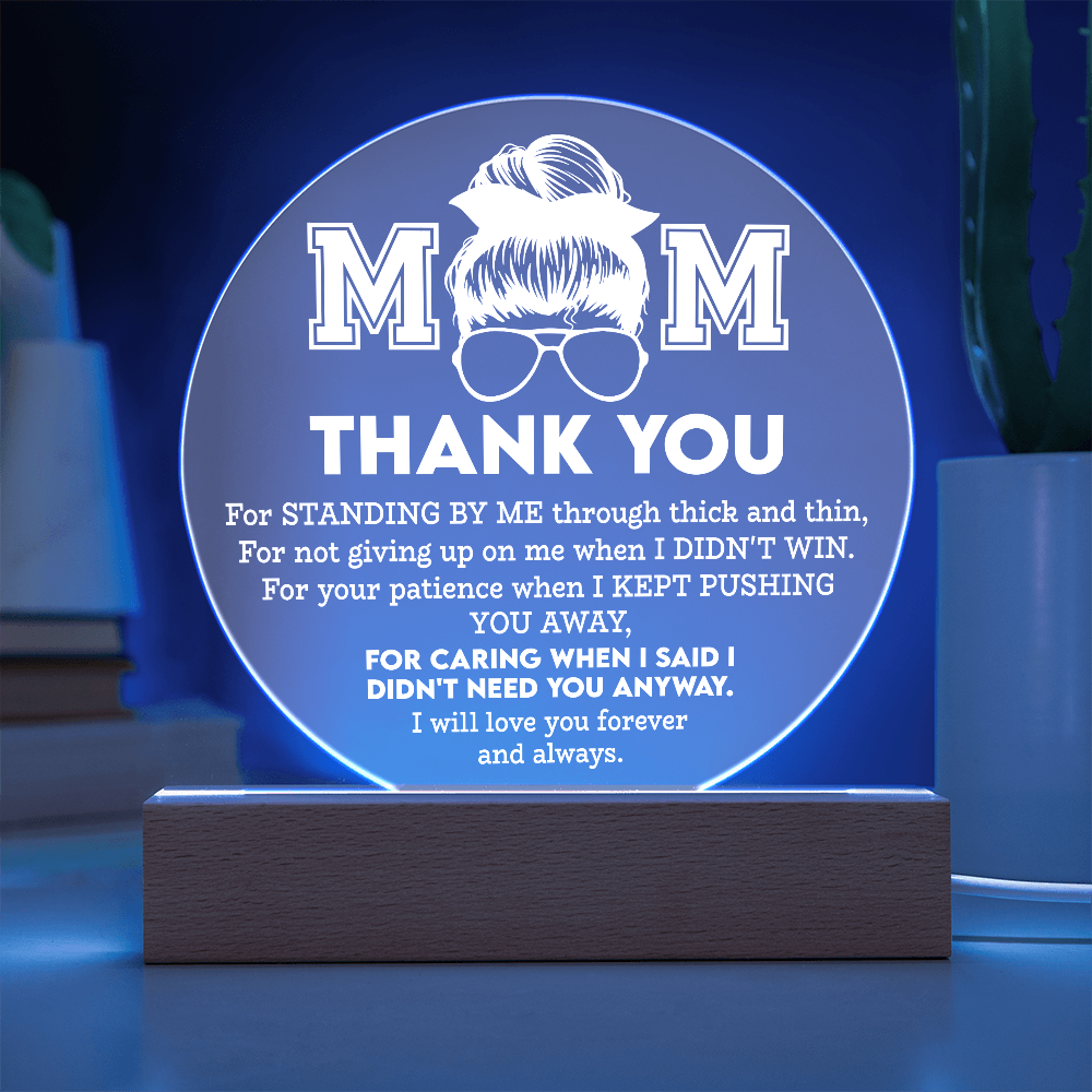 Mom Round Acrylic, Mom Acrylic Plaque, Mothers Day Gifts For Mom Lighthouse, Christmas Gifts For Women Mom, Mom Gifts From Son