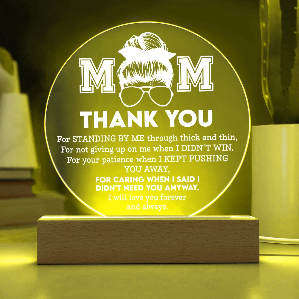 Mom Round Acrylic, Mom Acrylic Plaque, Mothers Day Gifts For Mom Lighthouse, Christmas Gifts For Women Mom, Mom Gifts From Son