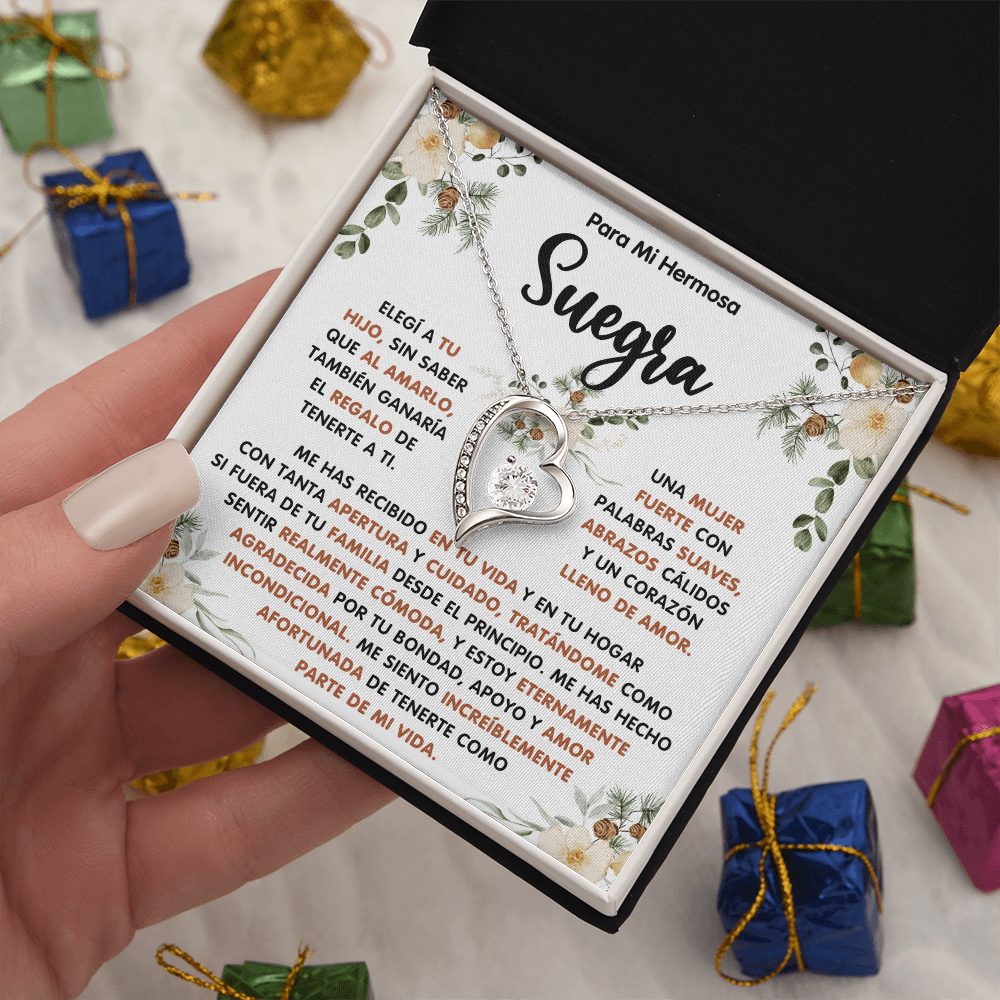 Regalo De Navidad Para Mi Suegra, Amor De Mis Amores, Un Regalo Unico Para El Amor De Mi Vida - SUEG_BR2_NLNM10_1