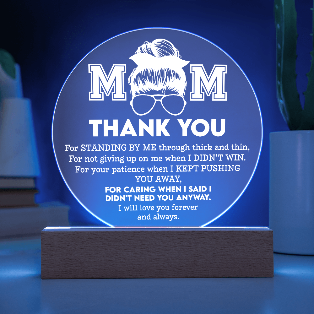 Mom Round Acrylic, Mom Acrylic Plaque, Mothers Day Gifts For Mom Lighthouse, Christmas Gifts For Women Mom, Mom Gifts From Son