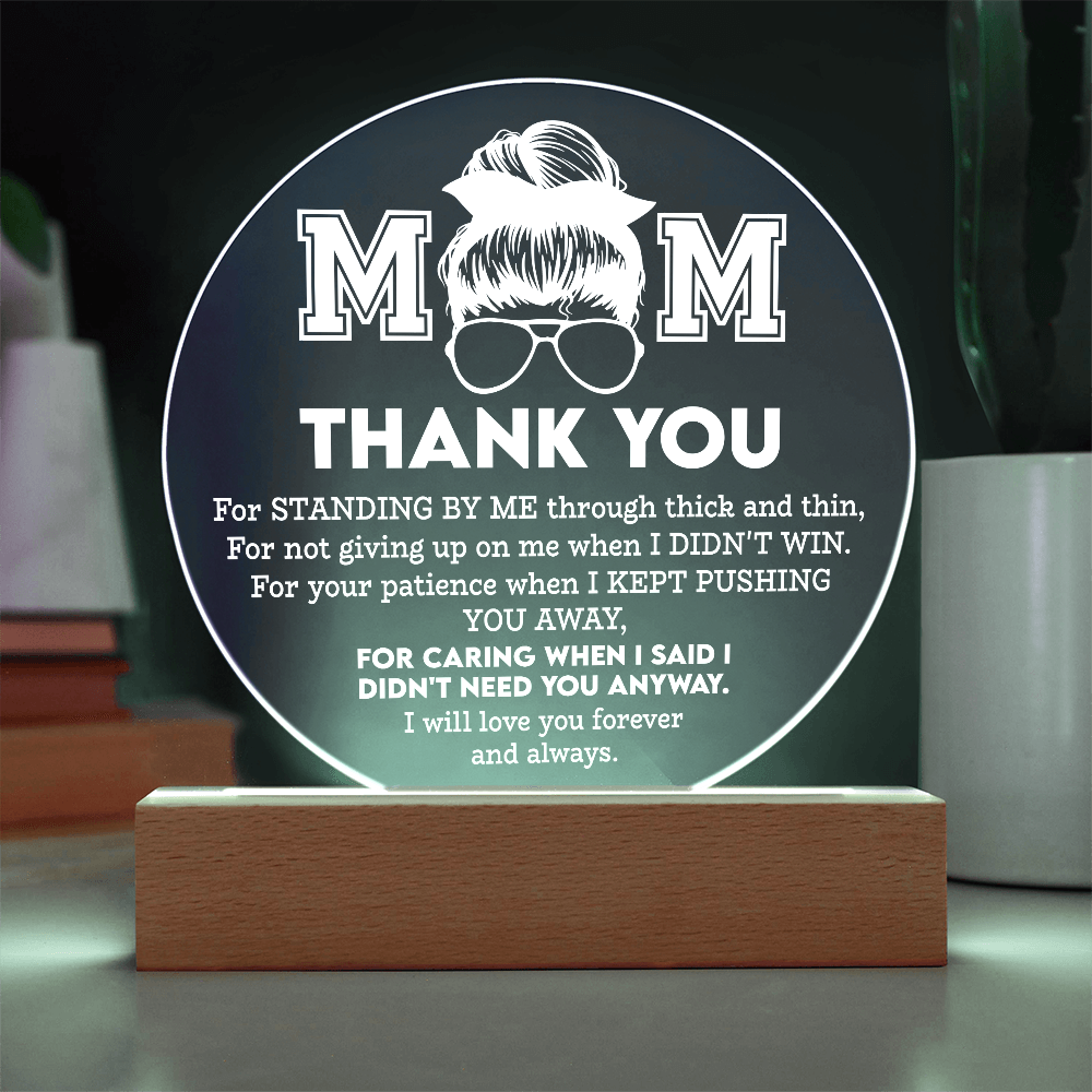 Mom Round Acrylic, Mom Acrylic Plaque, Mothers Day Gifts For Mom Lighthouse, Christmas Gifts For Women Mom, Mom Gifts From Son