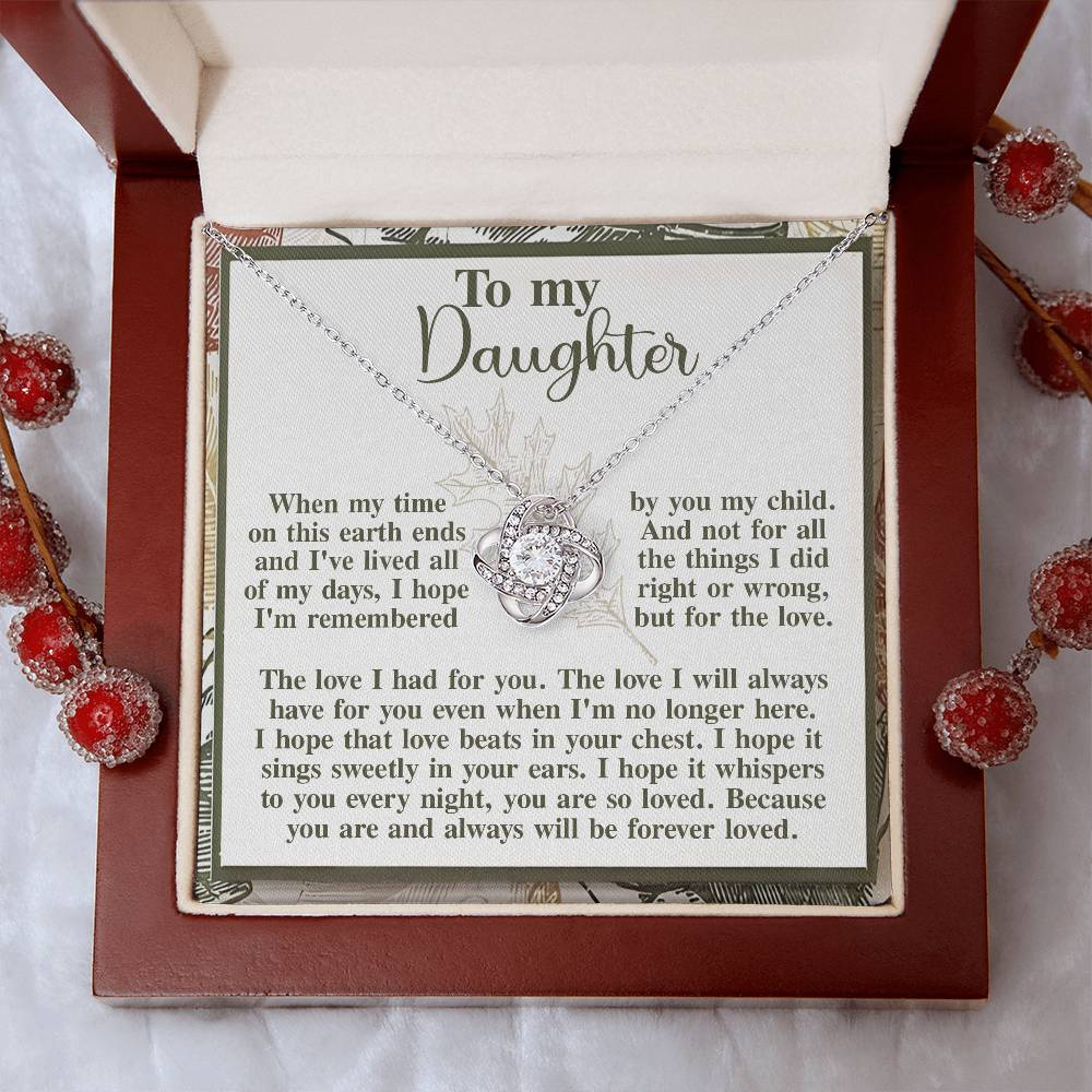 To My Beautiful Daughter Necklace, Gift For Daughter From Mom, Necklace For Daughter From Mom And Dad