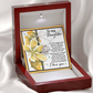 To My Daughter Necklace From Dad, Gifts For Daughter, Daughter Jewelry From Mom