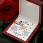 To My Beautiful Soulmate Necklace For Women, Message Card Jewelry To My Soulmate Necklace