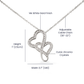 Regalos Para El 14 De Febrero Para Mi Esposa, Collares Para Mi Esposa - Double Heart - ESP_BR2_NLNM5_14_3