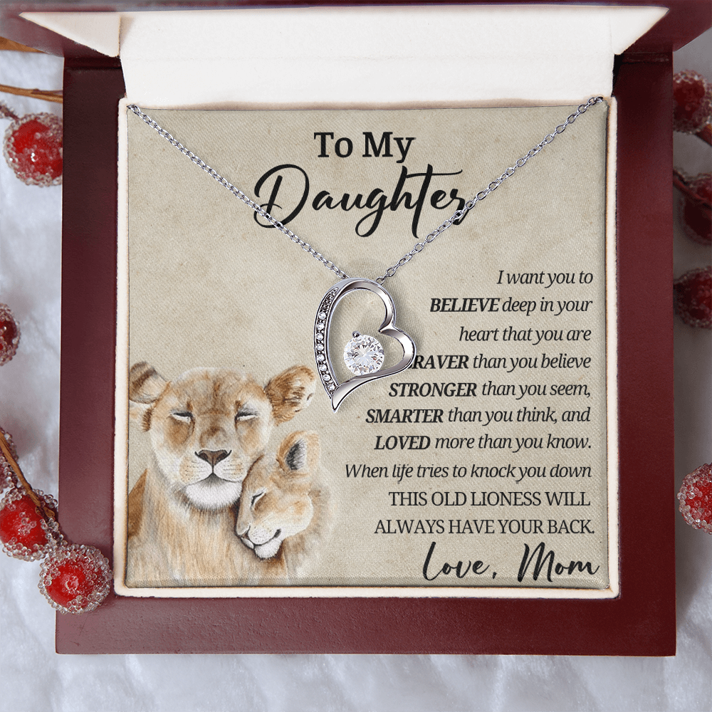 12-946- To My Daughter forever love nacklace