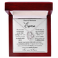 Regalo Para Esposa, Detalles Para Mi Esposa, Mensaje Para Mi Esposa - Forever Love Necklace - ESP_BR2_NLNM5_2