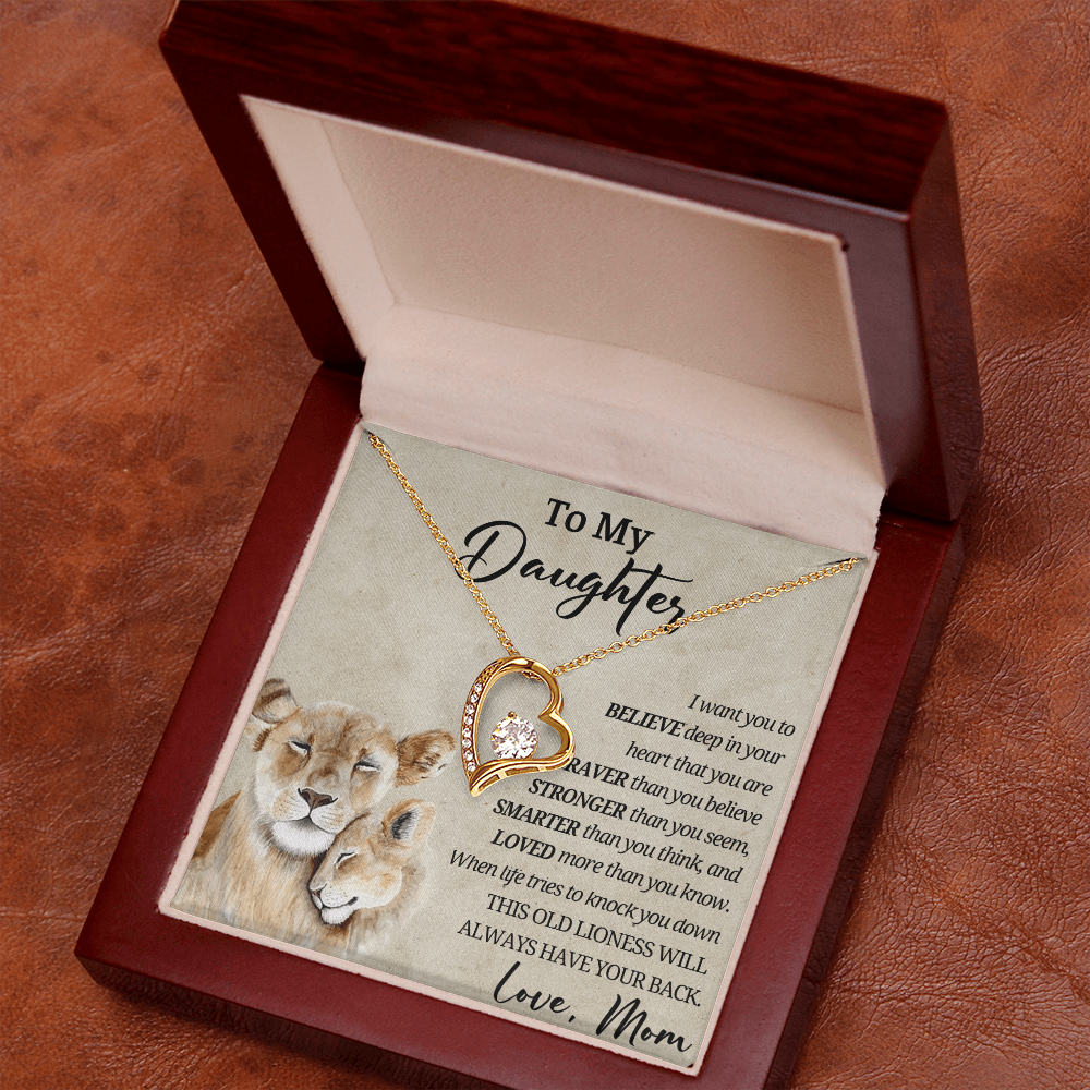 12-946- To My Daughter forever love nacklace