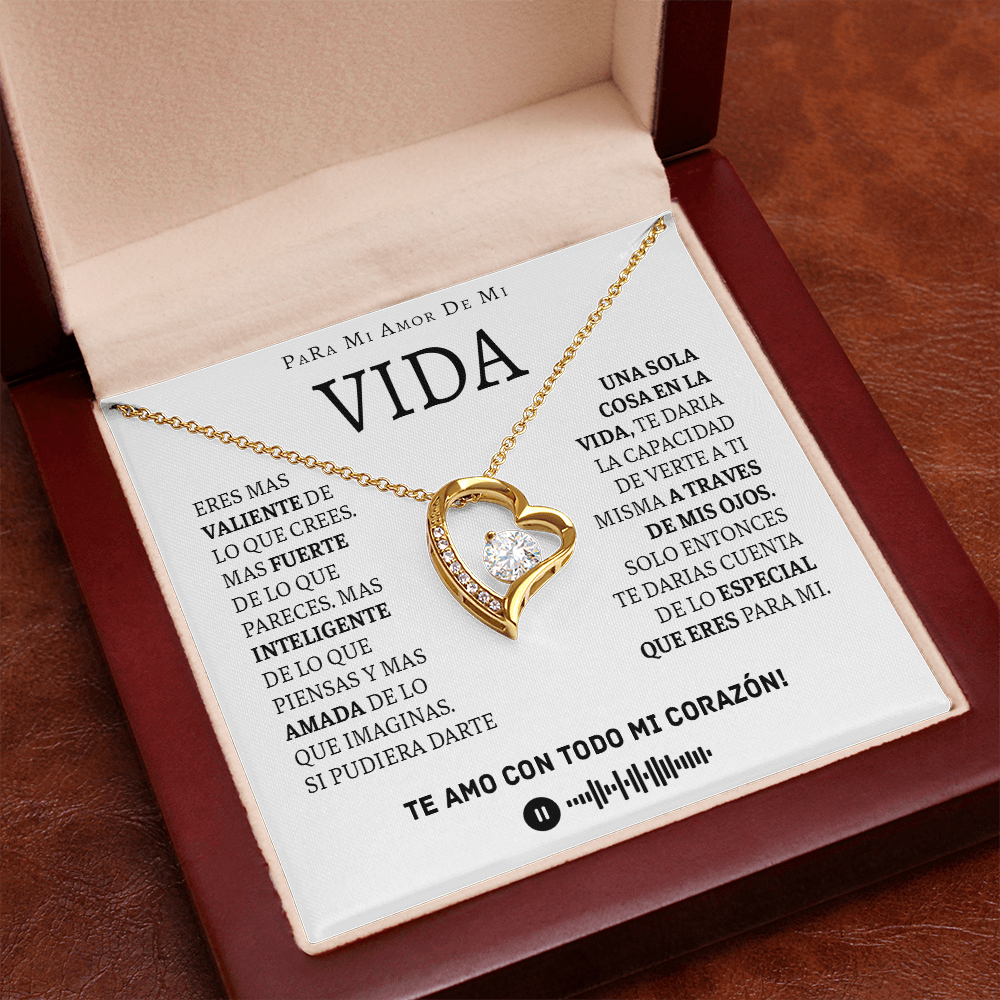 Para El Amor De Mi Vida, Collar Y Mensaje, 14 De Febrero Regalos Para Mujer - VIDA_BR3_T3_8