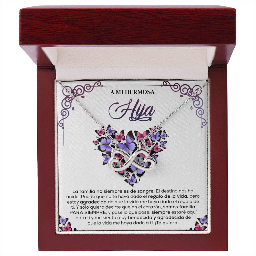 Regalo Para Hija Adulta, Cadena De Plata Para Mujer - HINESP-BR3-T4-3