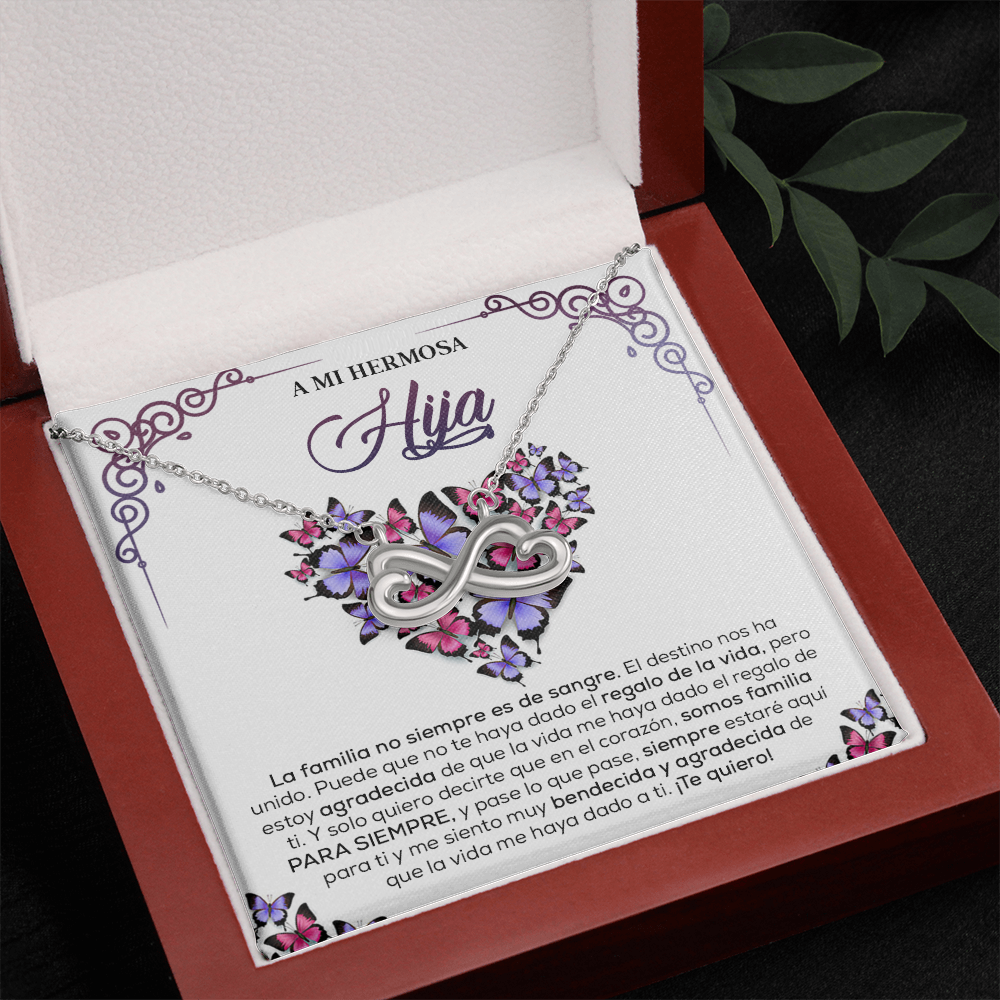 Regalo Para Hija Adulta, Cadena De Plata Para Mujer - HINESP-BR3-T4-3