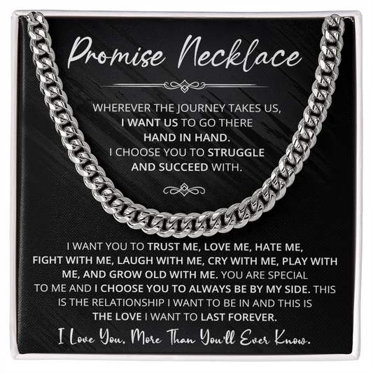 Promise Necklace Men, Promise Necklace For Men, Promise Necklace For Couples - BR5-JUN28-PRONE-4