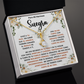 Regalo De Navidad Para Mi Suegra, Amor De Mis Amores, Un Regalo Unico Para El Amor De Mi Vida - Alluring Beauty Necklace - SUEG_BR2_NLNM10_1
