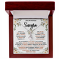 Regalo De Navidad Para Mi Suegra, Amor De Mis Amores, Un Regalo Unico Para El Amor De Mi Vida - Alluring Beauty Necklace - SUEG_BR2_NLNM10_1