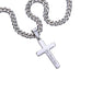 Boyfriend Promise Necklace, Personalized Cross Necklace For Men, Cross Necklace For Boyfriend - BR5-JULY2-PRONE-1