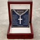 Boyfriend Promise Necklace, Personalized Cross Necklace For Men, Cross Necklace For Boyfriend - BR5-JULY2-PRONE-1