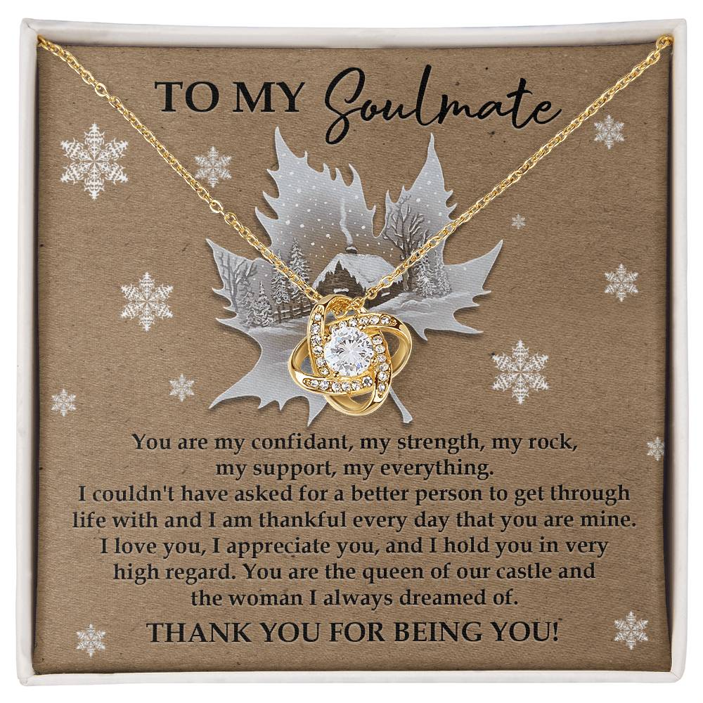 To My Soulmate Necklace, Soulmate Gifts For Her, Christmas Presents For Girlfriend, Christmas Present For Girlfriend, Christmas For Wife