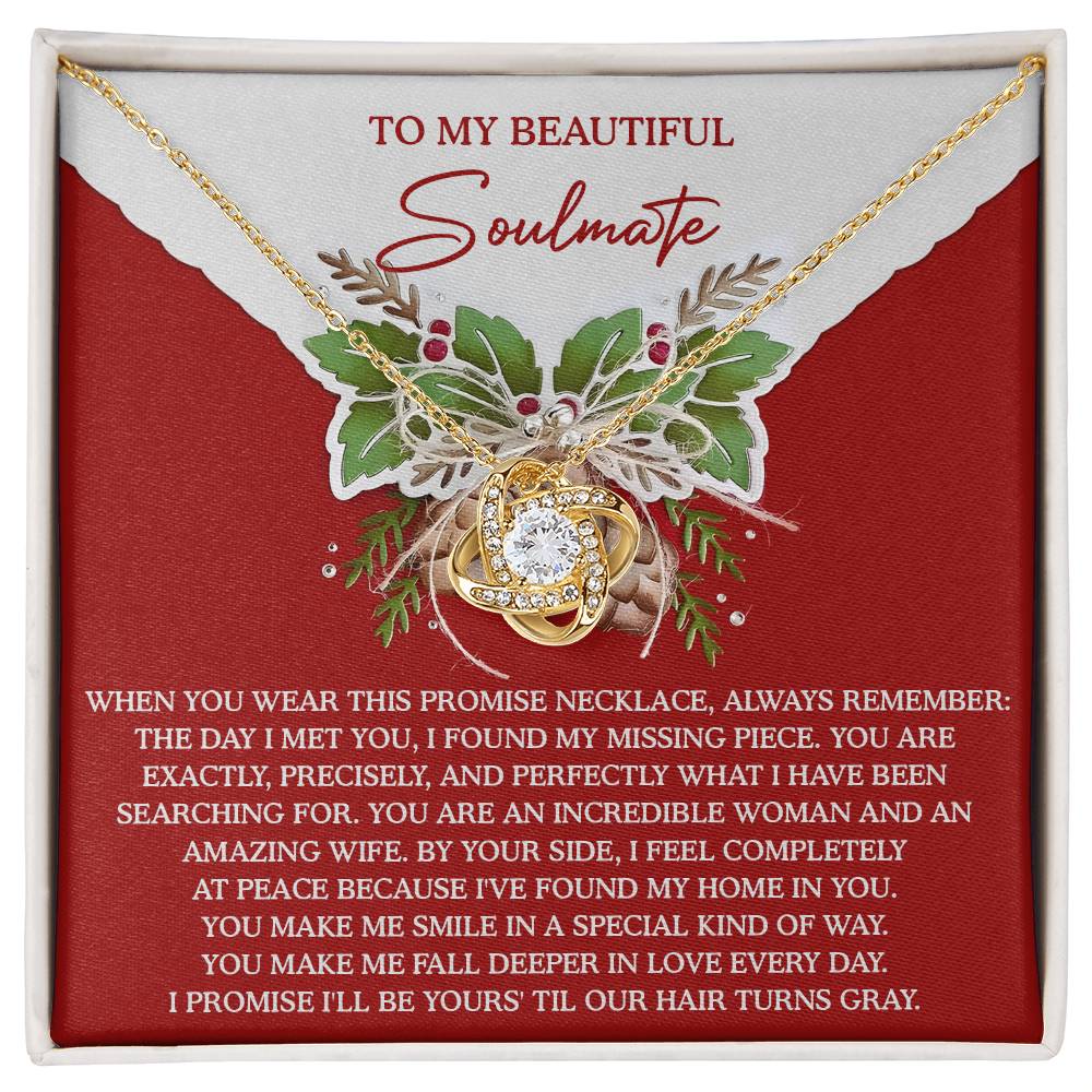 To My Beautiful Soulmate Necklace, Christmas Gift For Wife Ideas, Best Christmas Gifts For My Wife, Womens Christmas Ideas, Christmas For Wife