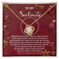 To My Soulmate Necklace, Gifts For Soulmate, Christmas Presents For Girlfriend, Gifts For Husband From Wife Unique Christmas