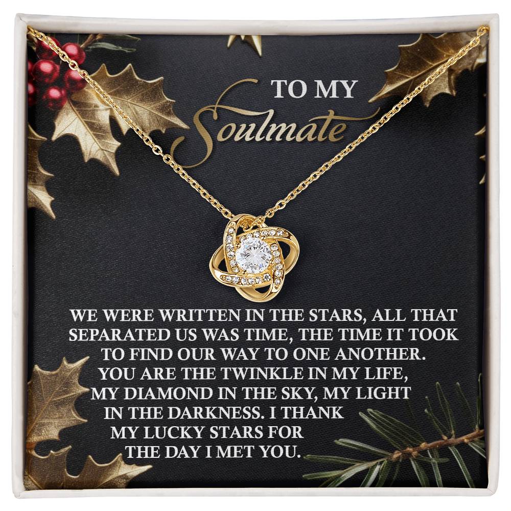 To My Soulmate Necklace, Christmas Presents For Wife, Christmas For Her, Christmas Present For Girlfriend, Christmas Gifts For Your Wife