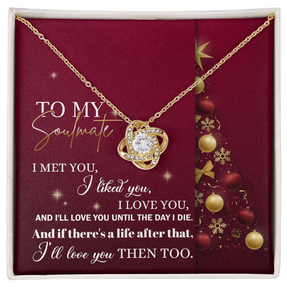 To My Soulmate Necklace, Christmas Gifts For The Wife, Christmas Gift For Wife, Gifts For My Girlfriend For Christmas