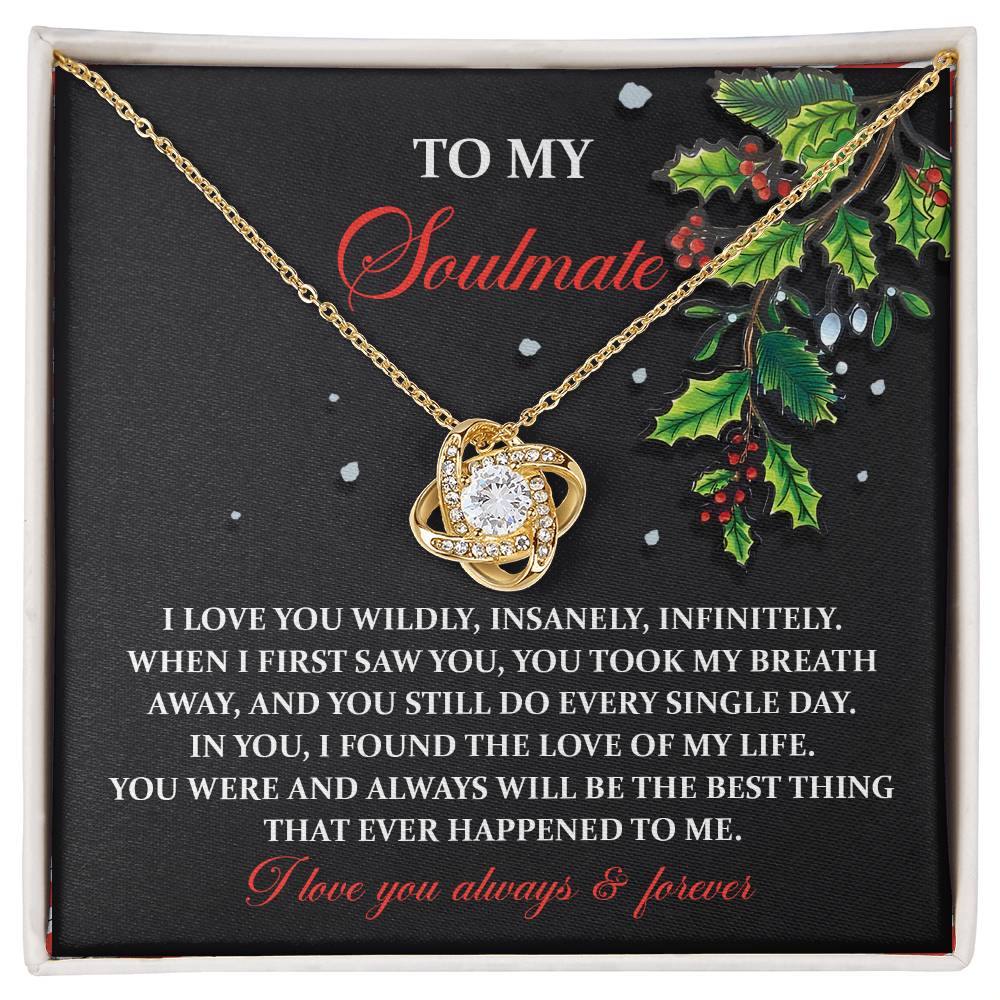 To My Soulmate Necklace, Gifts For Wife Christmas, Good Gifts For Girlfriend For Christmas, Christmas Presents For Her