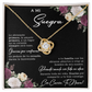 Suegra Gifts In Spanish, Regalo Para Suegra En Navidad - Love Knot - SUEG_BR2_NLNM5_3