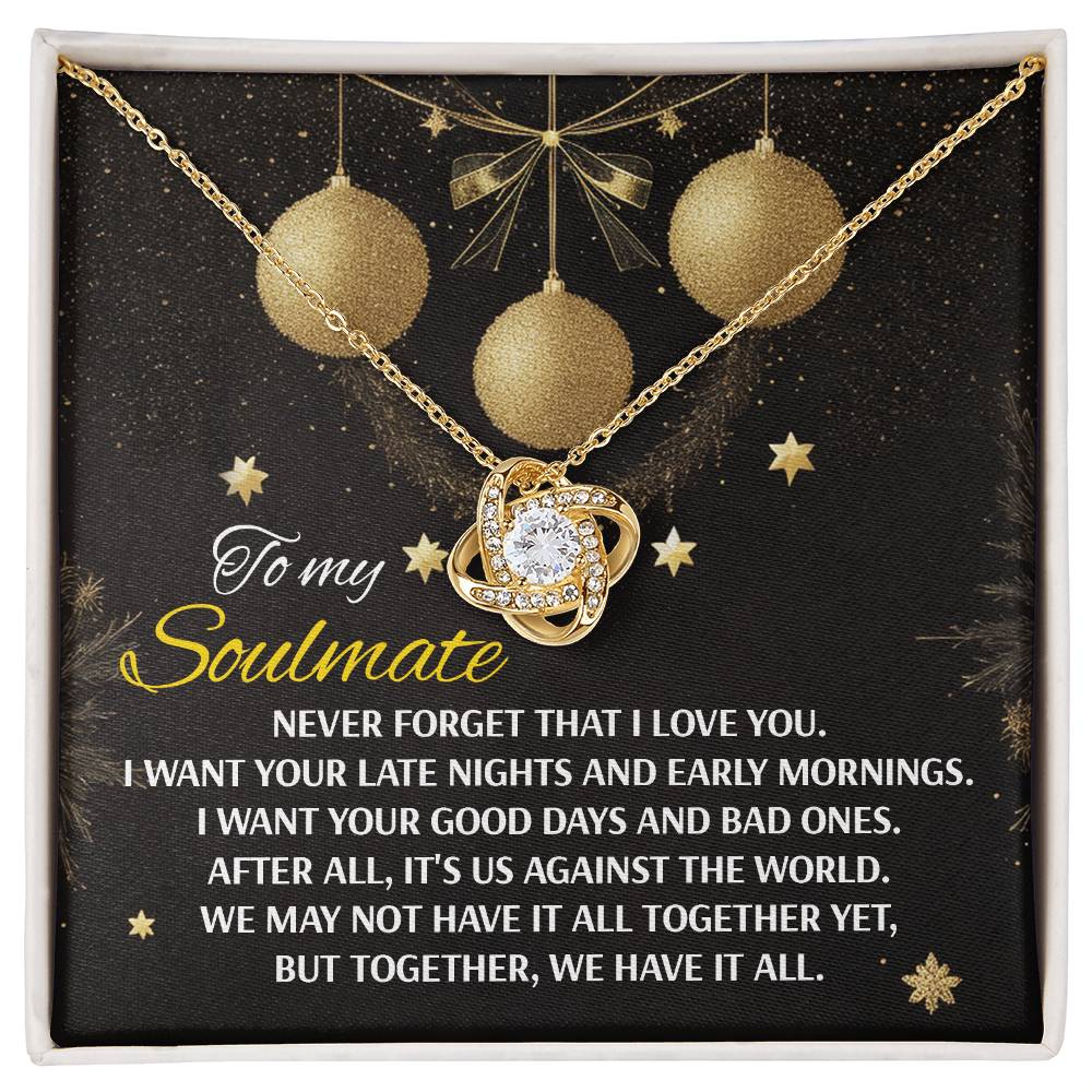 To My Soulmate Necklace, Christmas Presents For Women, Christmas Gift Ideas 2024, Gifts For Husband From Wife Unique Christmas