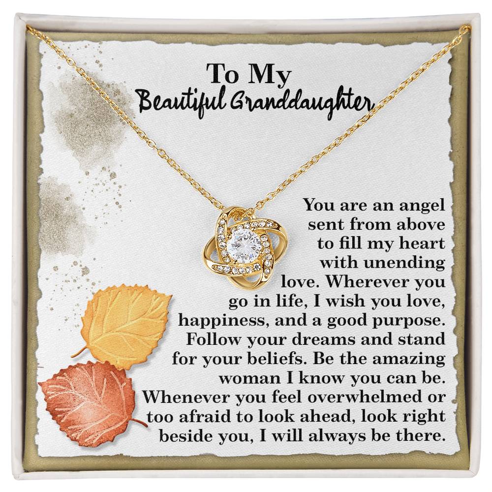 To My Beautiful Granddaughter Necklace, Granddaughter Gifts From Nana, Necklace For Granddaughter, Personalized Gifts For Granddaughter