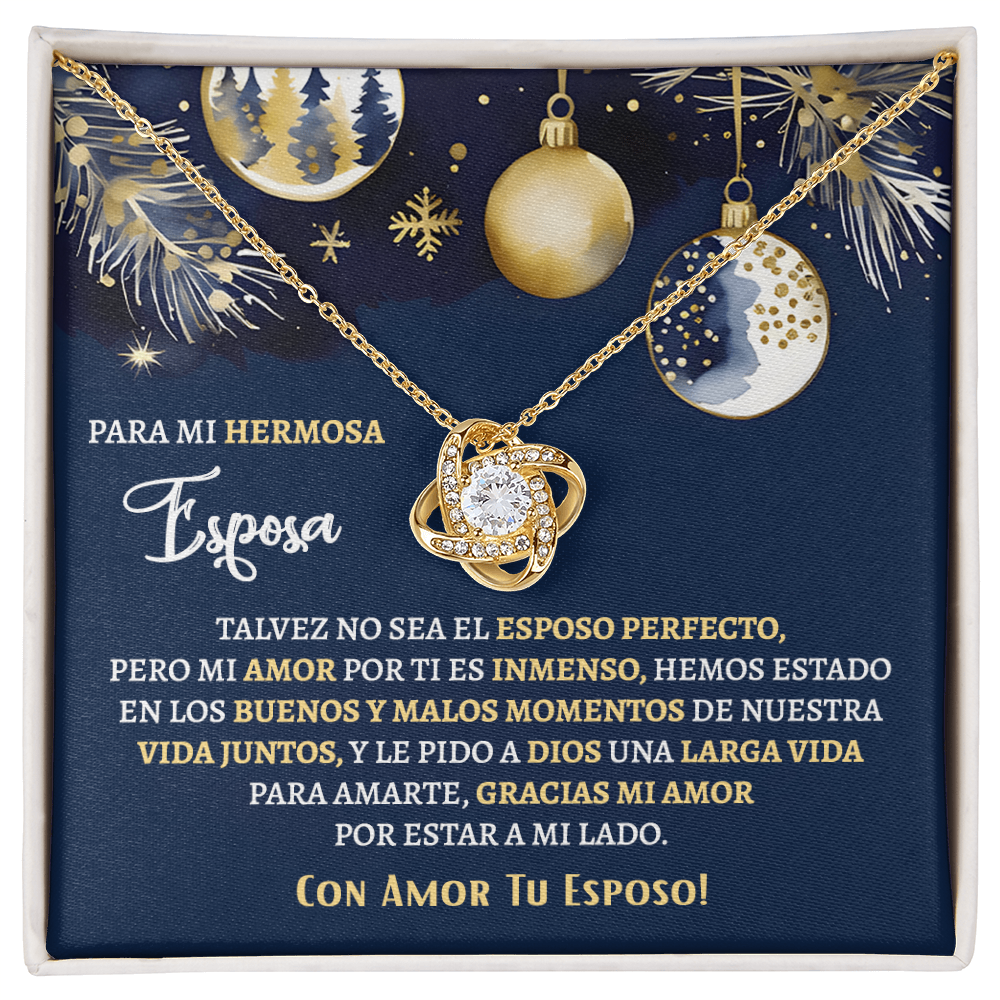 Regalos Para Esposa Personalizado, Regalos De Navidad Para Mi Esposa - Love Knot - ESNA_BR2_MT11_3