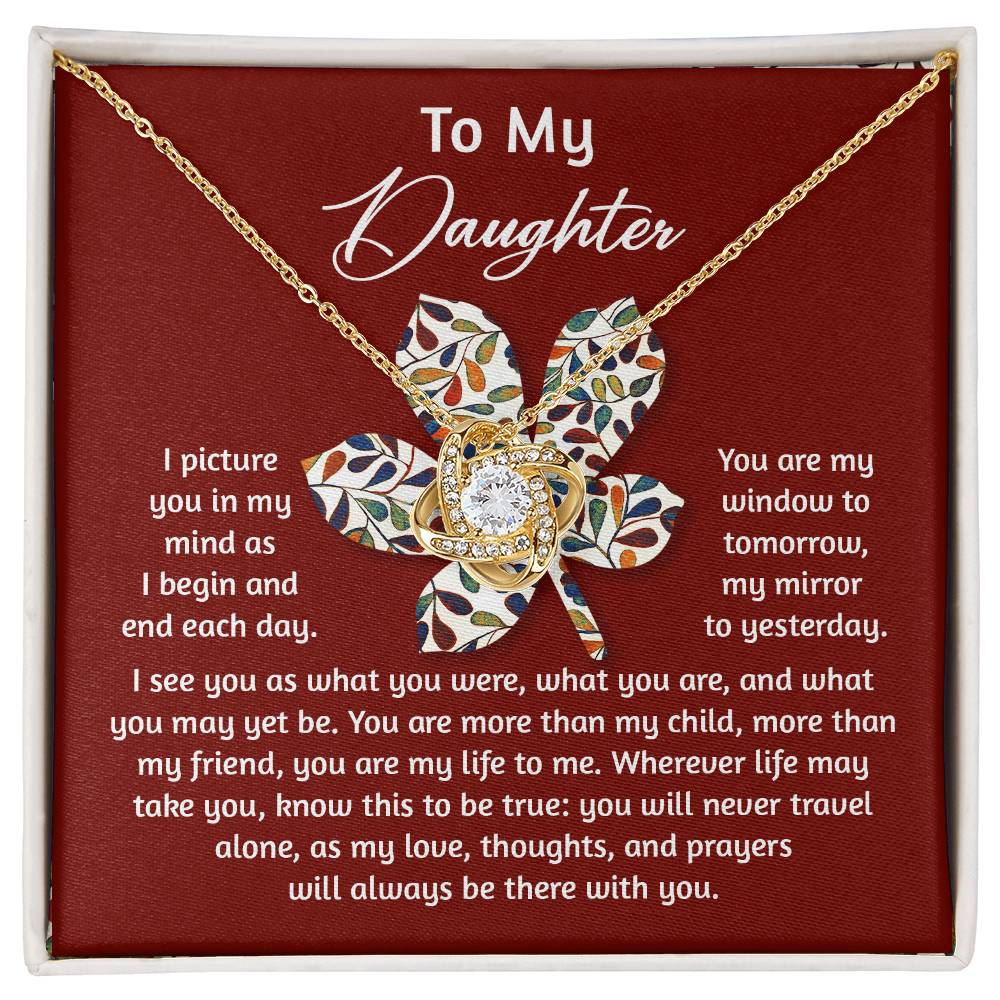 Christmas Gifts For Daughter From Mom, To My Daughter Necklace From Dad, Necklaces From Dad To Daughter, Daughter Necklace From Mom And Dad