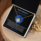 To My Gorgeous Soulmate Necklace, Necklaces For My Girlfriend, To My Soulmate Necklace, Valentine For Her Gift, Sentimental Gifts For Girlfriend