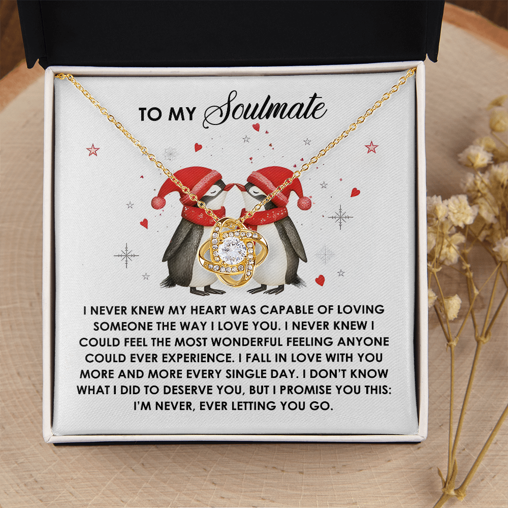 To My Soulmate Necklace, Christmas Gift For Girlfriend, Christmas Ideas For Woman, Christmas Cards For Wife, Lady Christmas Gifts Ideas