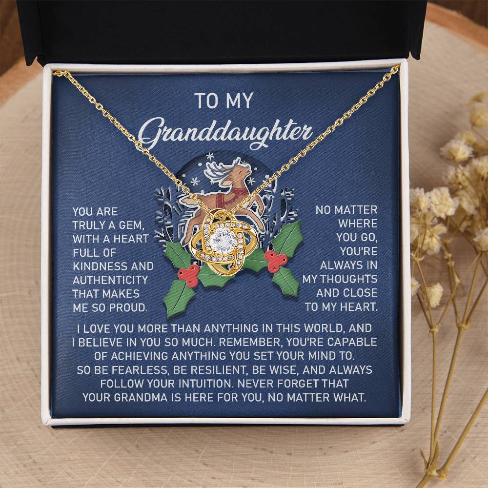 To My Granddaughter Necklace, Granddaughter Christmas Gifts, Granddaughter Gifts From Grandma, Necklace For Granddaughter, Adult Granddaughter Gift