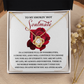 To My Smokin' Hot Soulmate Necklace, Girlfriend Necklace From Boyfriend, Valentine's Gift For Women, Happy Valentines Day Card To Girlfriend