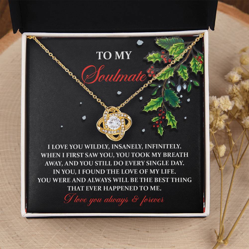 To My Soulmate Necklace, Gifts For Wife Christmas, Good Gifts For Girlfriend For Christmas, Christmas Presents For Her