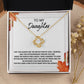 To My Daughter Love Knot Necklace, To My Daughter Necklace From Mom, Necklace For My Daughter