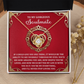 To My Gorgeous Soulmate Necklace, Special Gift For Girlfriend, Valentine's Day For Her, Girlfriend Gifts For Women, My Gorgeous Girlfriend Necklace
