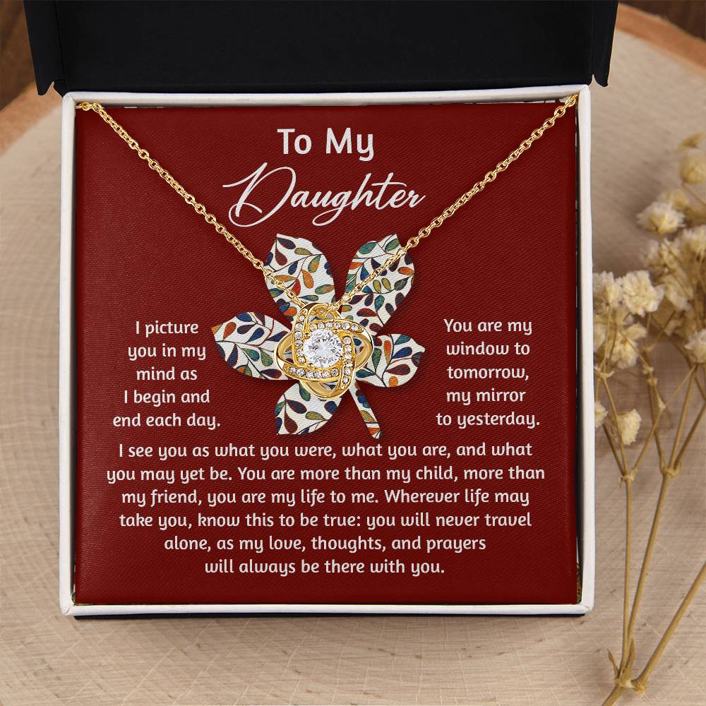 Christmas Gifts For Daughter From Mom, To My Daughter Necklace From Dad, Necklaces From Dad To Daughter, Daughter Necklace From Mom And Dad