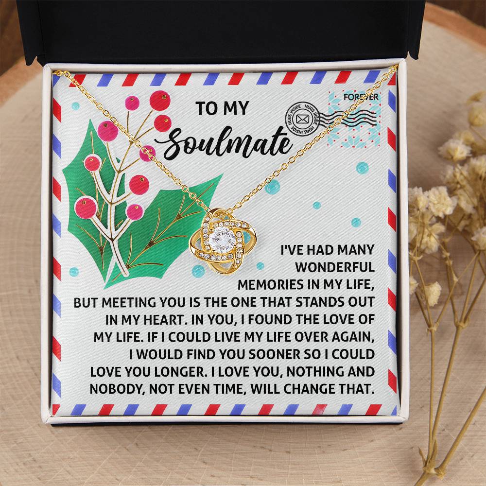 To My Soulmate Necklace, Gifts For Wife Christmas, Christmas Gifts For Her, Funny Christmas Gifts For Wife, Women Presents For Christmas