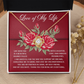 Love Of My Life Necklace, Valentine's Gifts For Wife, Valentine's Necklace For Her, Women's Valentine's Day Gifts, Best Valentine Gifts For Wife