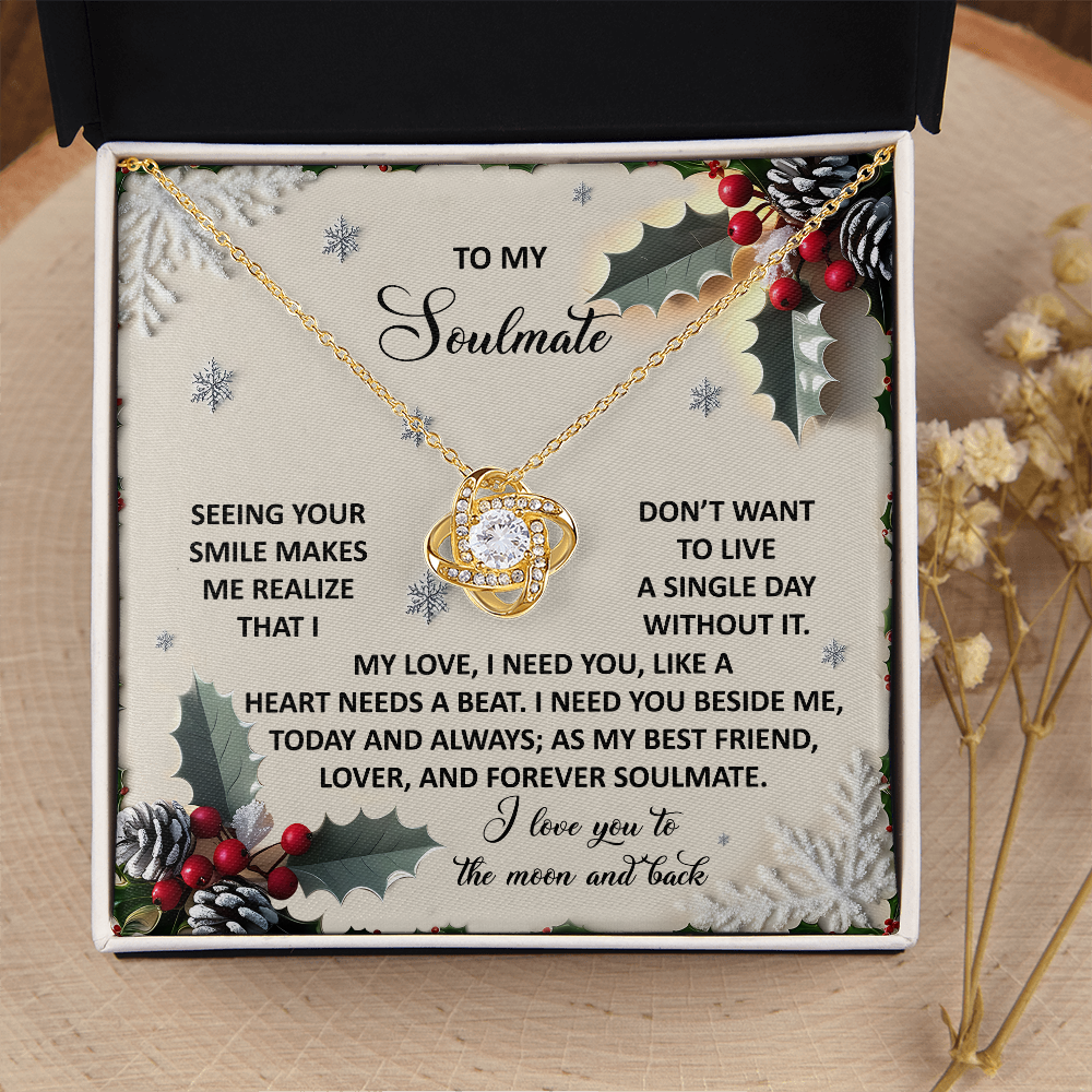 To My Soulmate Necklace, Christmas Gifts Ideas For Wife, Christmas Gift For Wife Ideas, Best Christmas Gifts For Wife, Christmas Gifts Wife