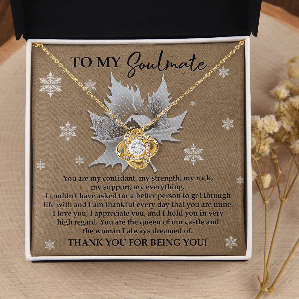 To My Soulmate Necklace, Soulmate Gifts For Her, Christmas Presents For Girlfriend, Christmas Present For Girlfriend, Christmas For Wife