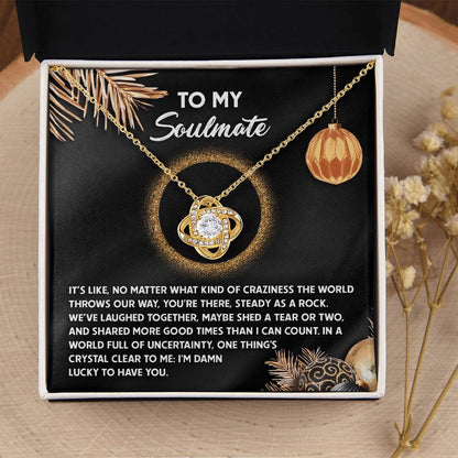 To My Soulmate Necklace, Christmas Gift Ideas 2024, Christmas Presents For Her, Girlfriend Christmas Necklace, Ideas For Christmas
