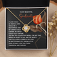 To My Beautiful Soulmate Necklace, Birthdays Gifts For Girlfriend, Valentine's Day Gifts, Romantic Valentine's Day Gift, Gold Necklace For Girlfriend