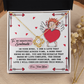 To My Beautiful Soulmate Necklace, Gifts For The Girlfriend, Soulmate Necklace For Her, Valentine Card For Wife Romantic, To My Girlfriend Necklace