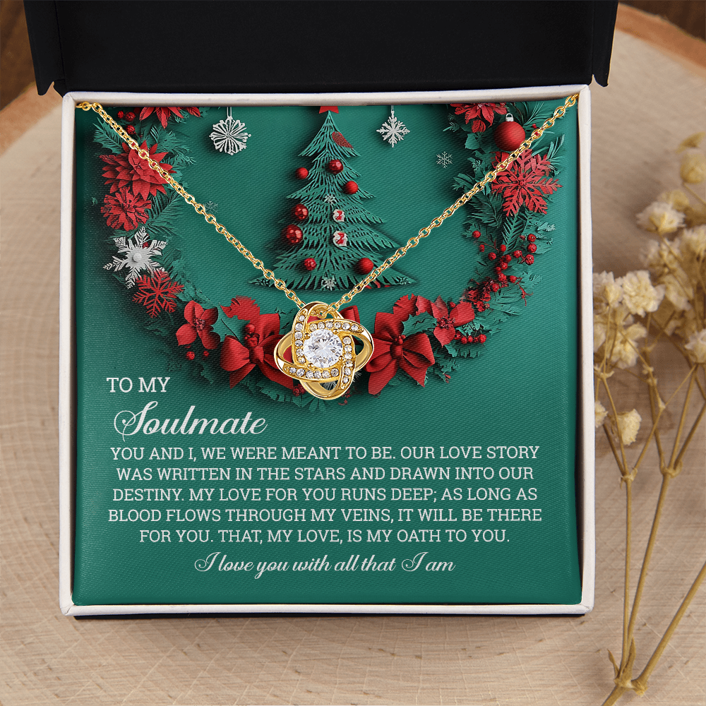 To My Soulmate Necklace, Christmas Gifts For Her, Christmas Presents For Wife, Girlfriend Christmas Gifts 2025, Christmas Gifts For Your Wife