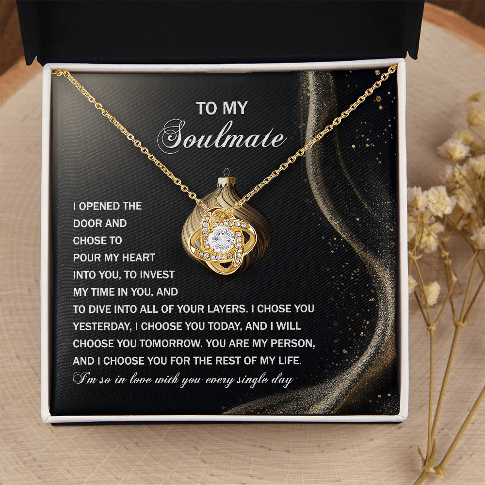 To My Soulmate Necklace, Soulmate Gifts For Her, Soulmate Necklaces Women, Funny Christmas Gifts For Wife, Girlfriend Christmas Necklace